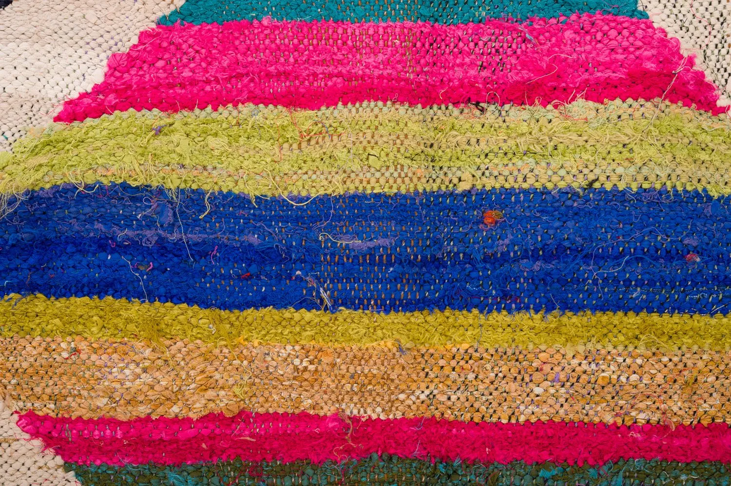 Marokkanischer Berber Teppich Boucherouite 135 x 245 cm