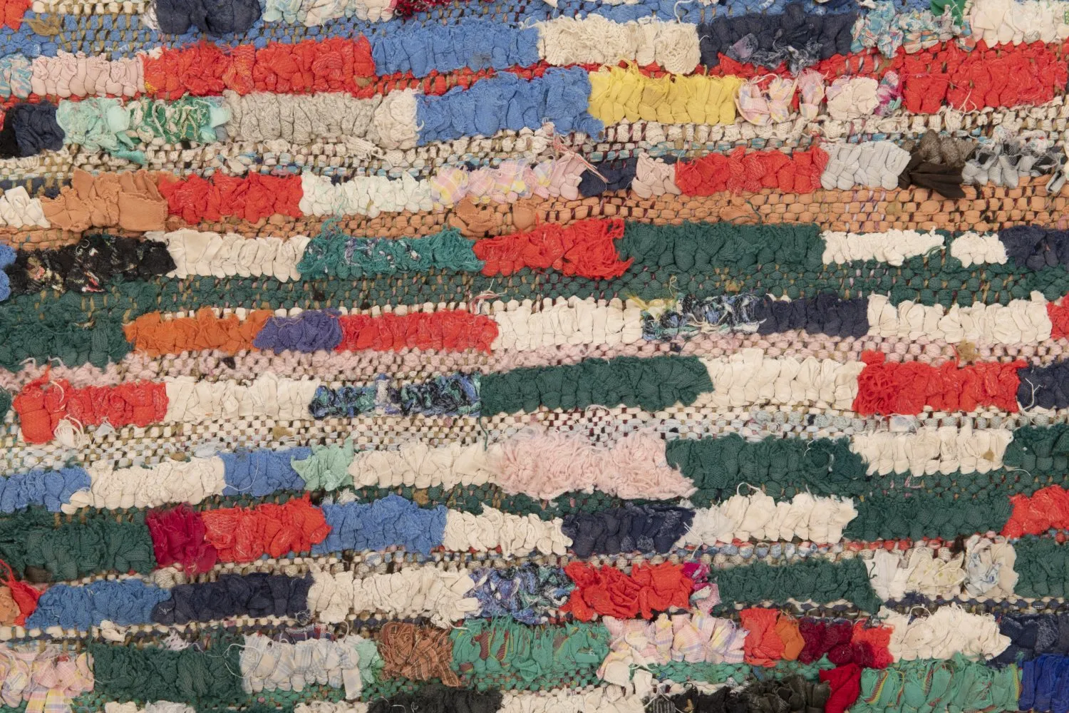 Marokkanische Berber Teppich Boucherouite 225 x 170 cm