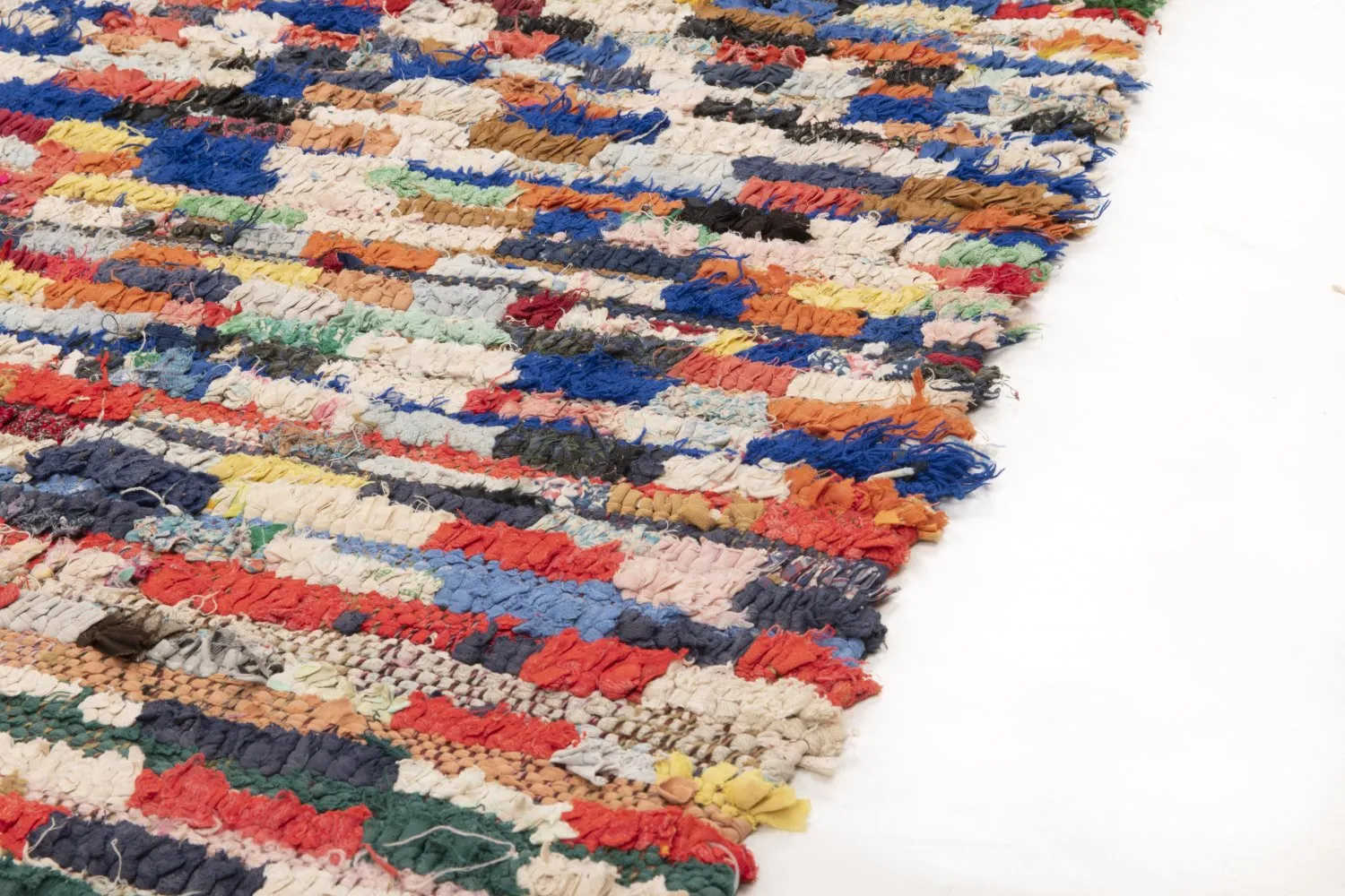 Marokkanische Berber Teppich Boucherouite 225 x 170 cm