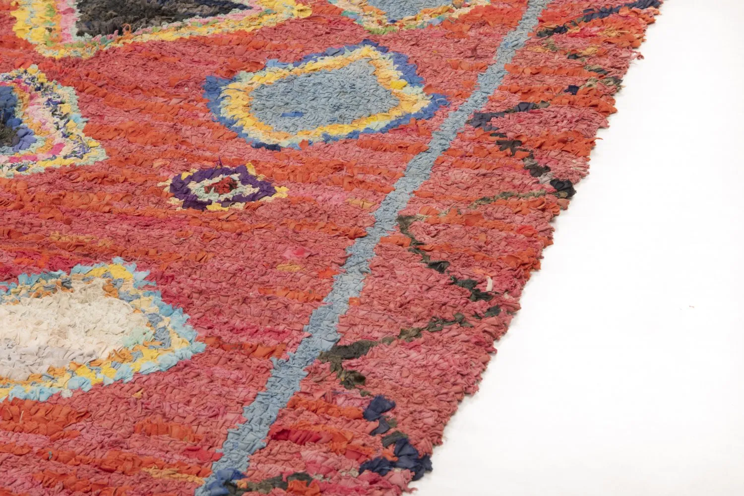 Marokkanischer Berber Teppich Boucherouite 200 x 120 cm