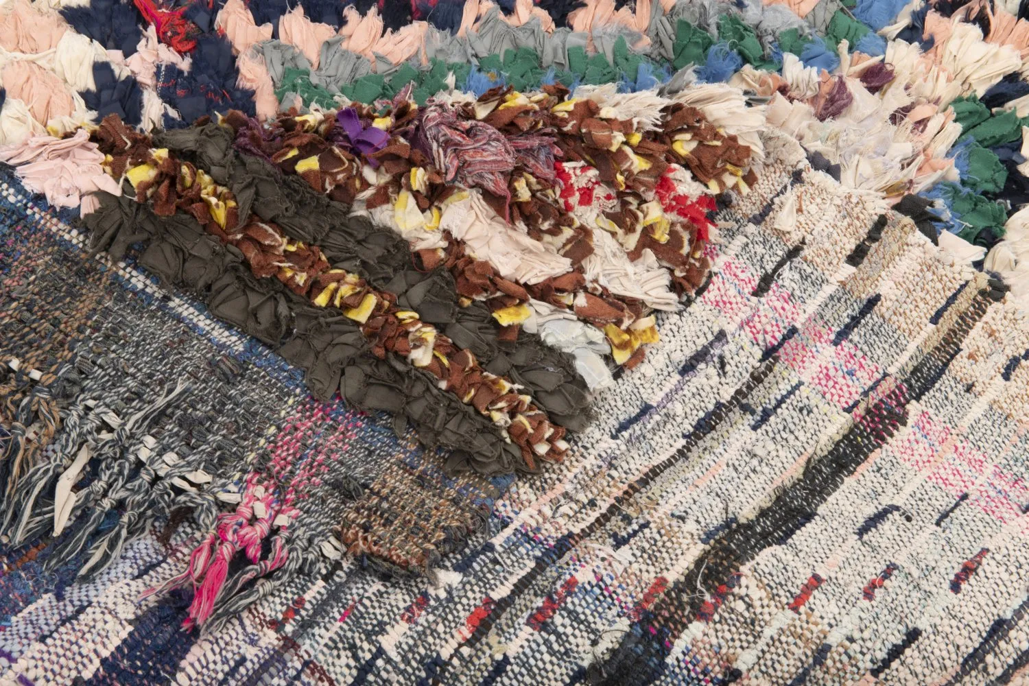 Marokkanischer Berber Teppich Boucherouite 175 x 95 cm