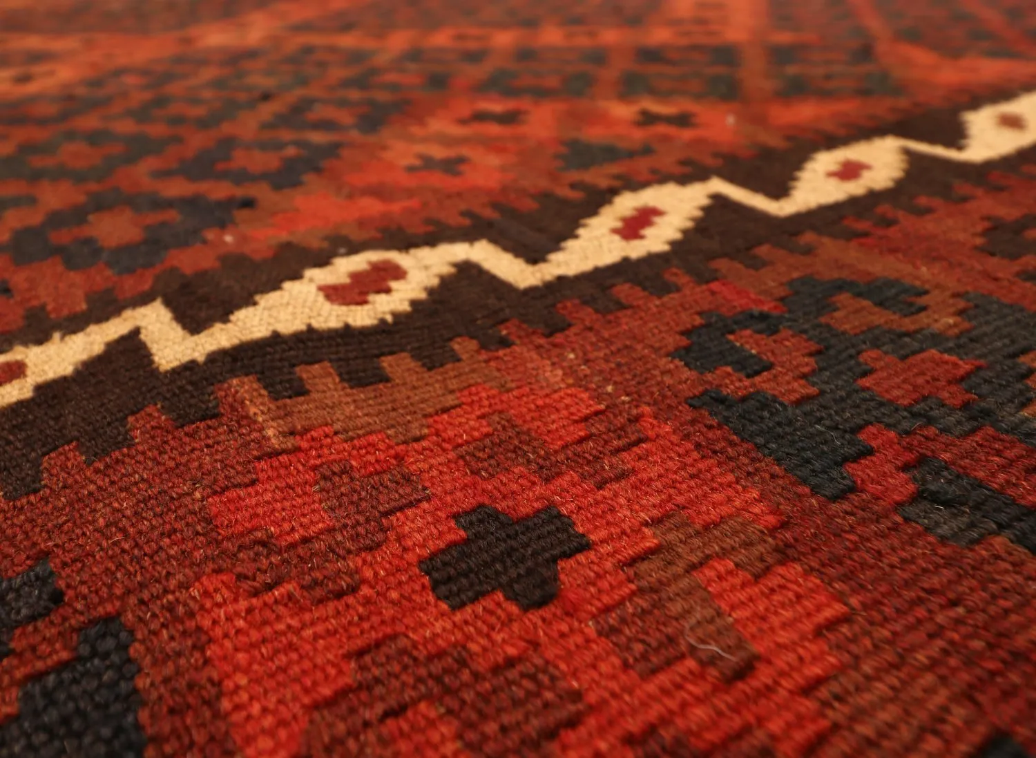 Orientalischer Kelim-Teppich 261 x 222 cm