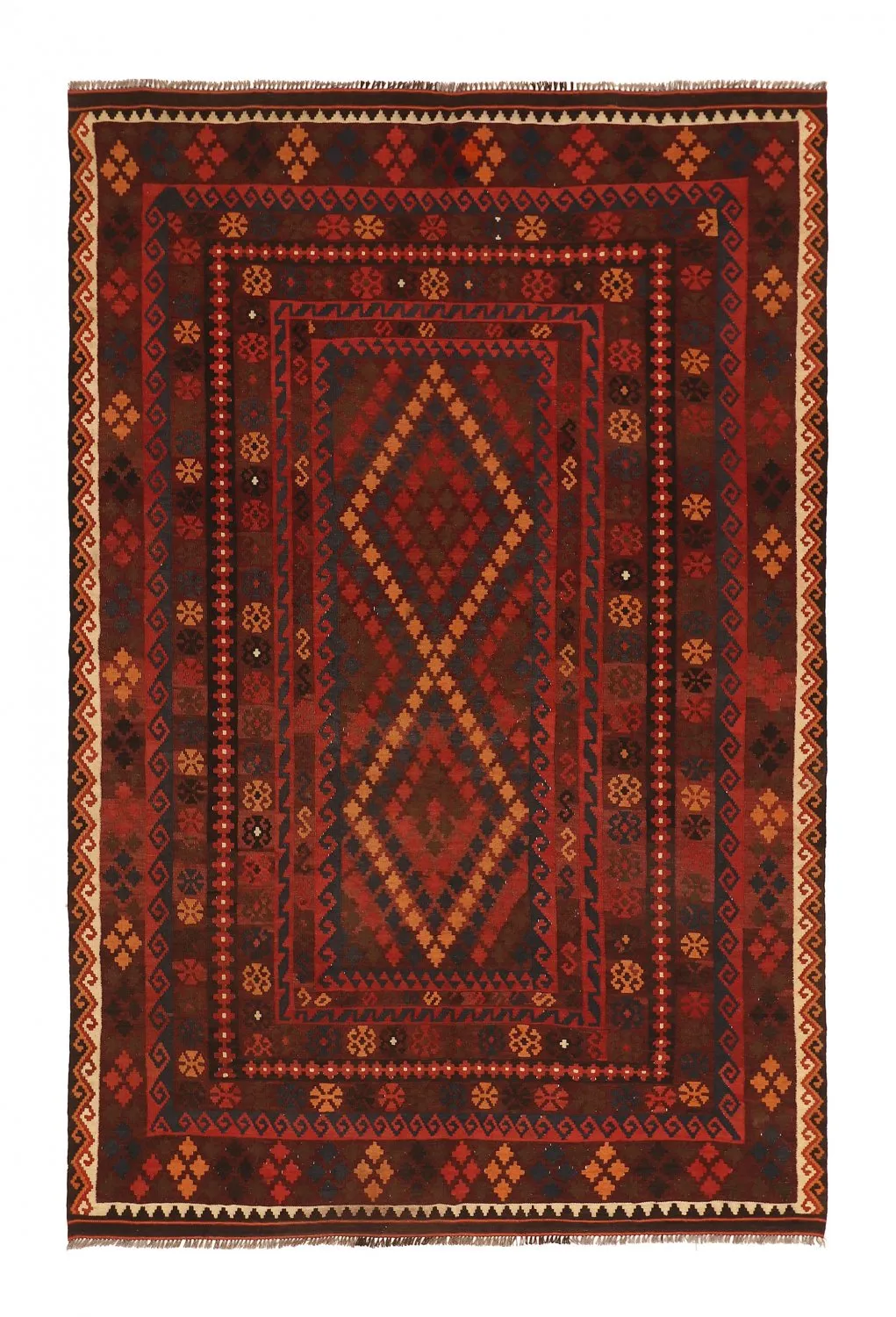 Orientalischer Kelim-Teppich 296 x 198 cm
