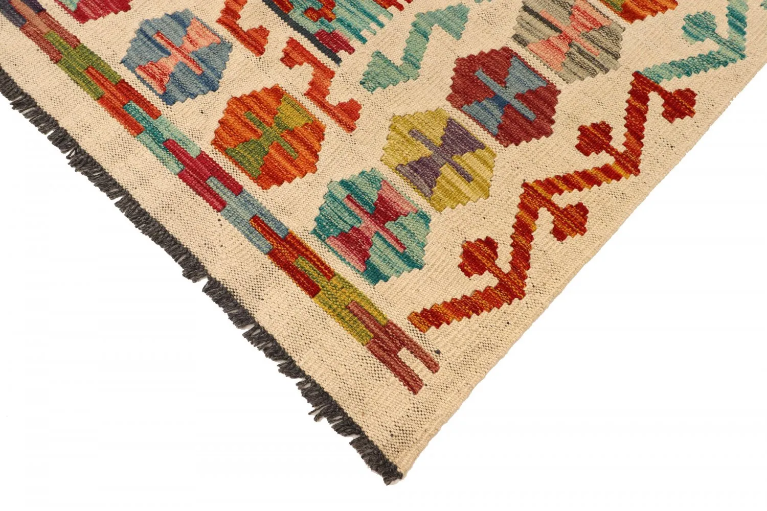 Orientalischer Kelim-Teppich 257 x 184 cm