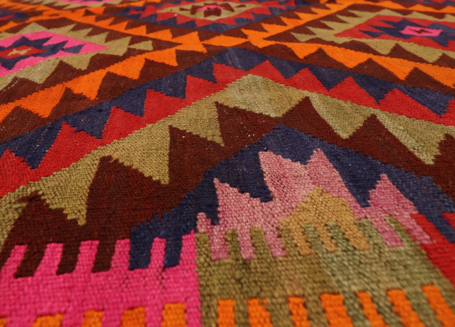 Orientalischer Kelim-Teppich 349 x 175 cm