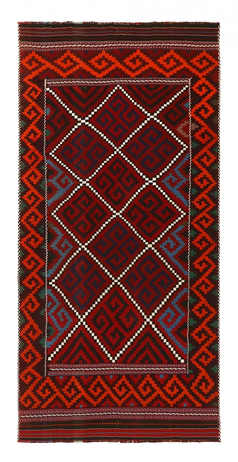 Orientalischer Kelim-Teppich 377 x 179 cm