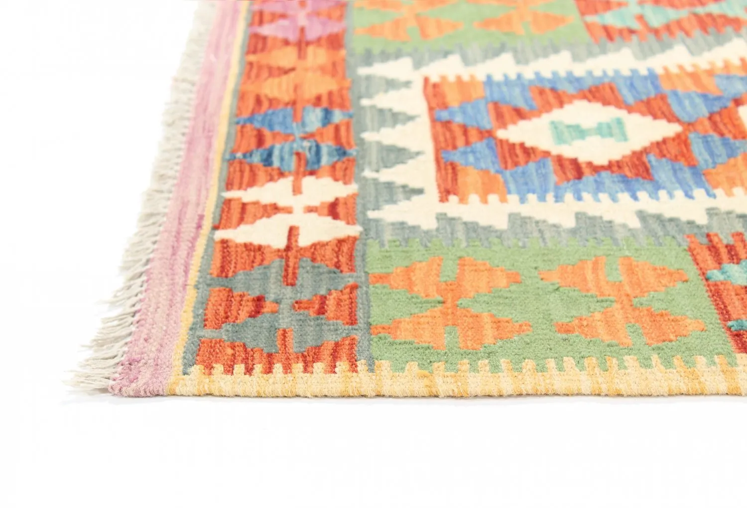 Orientalischer Kelim-Teppich 201 x 77 cm