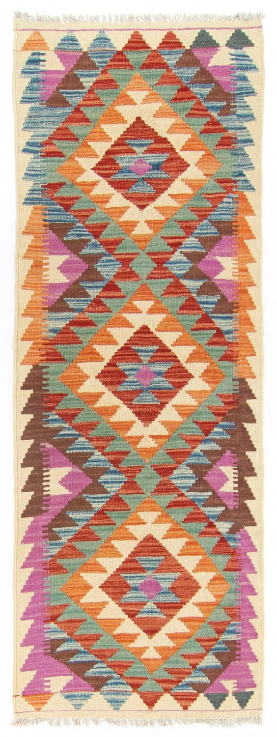 Orientalischer Kelim-Teppich 201 x 69 cm