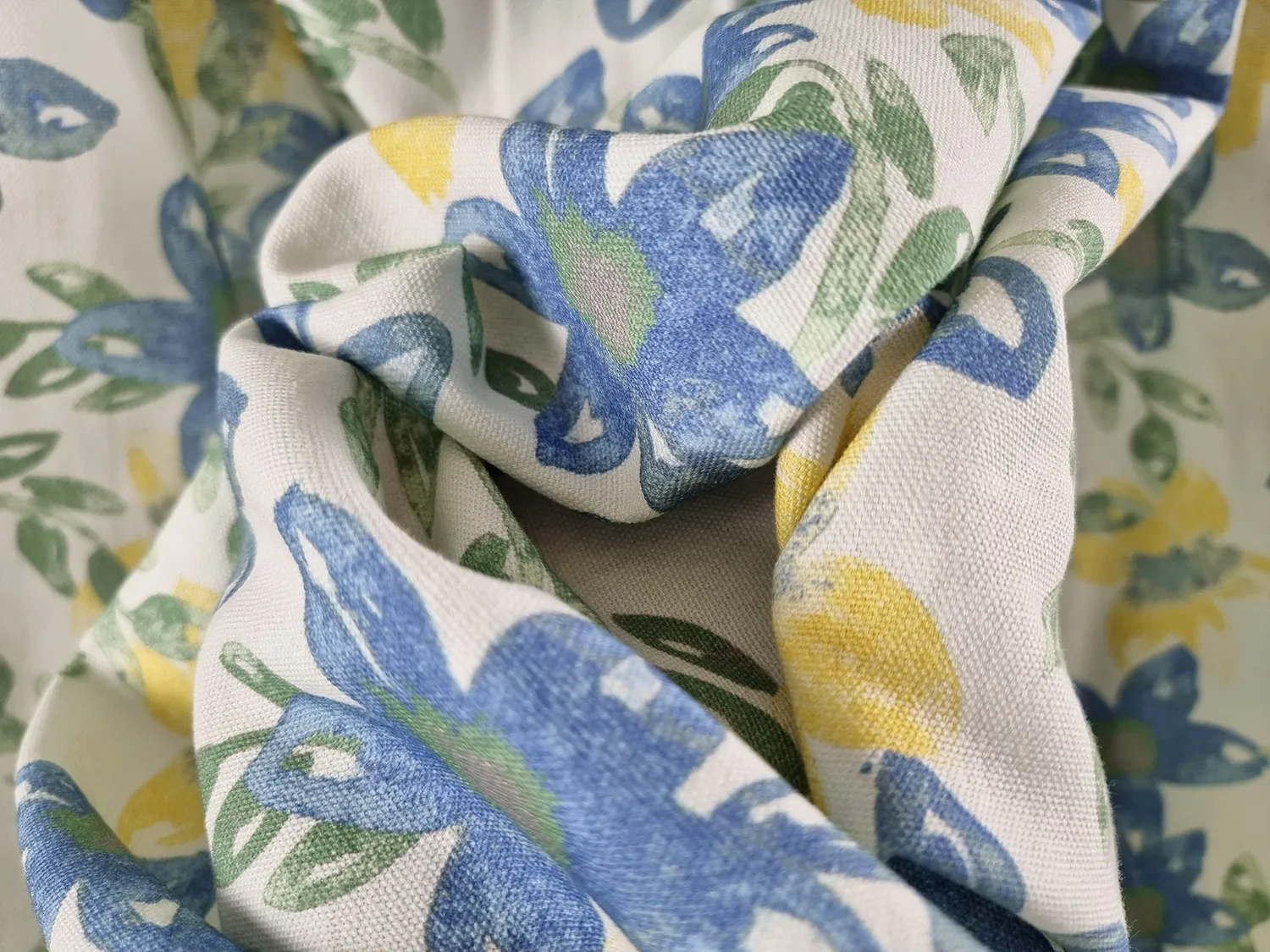 Vorhänge - Baumwollvorhang Petite (blau)