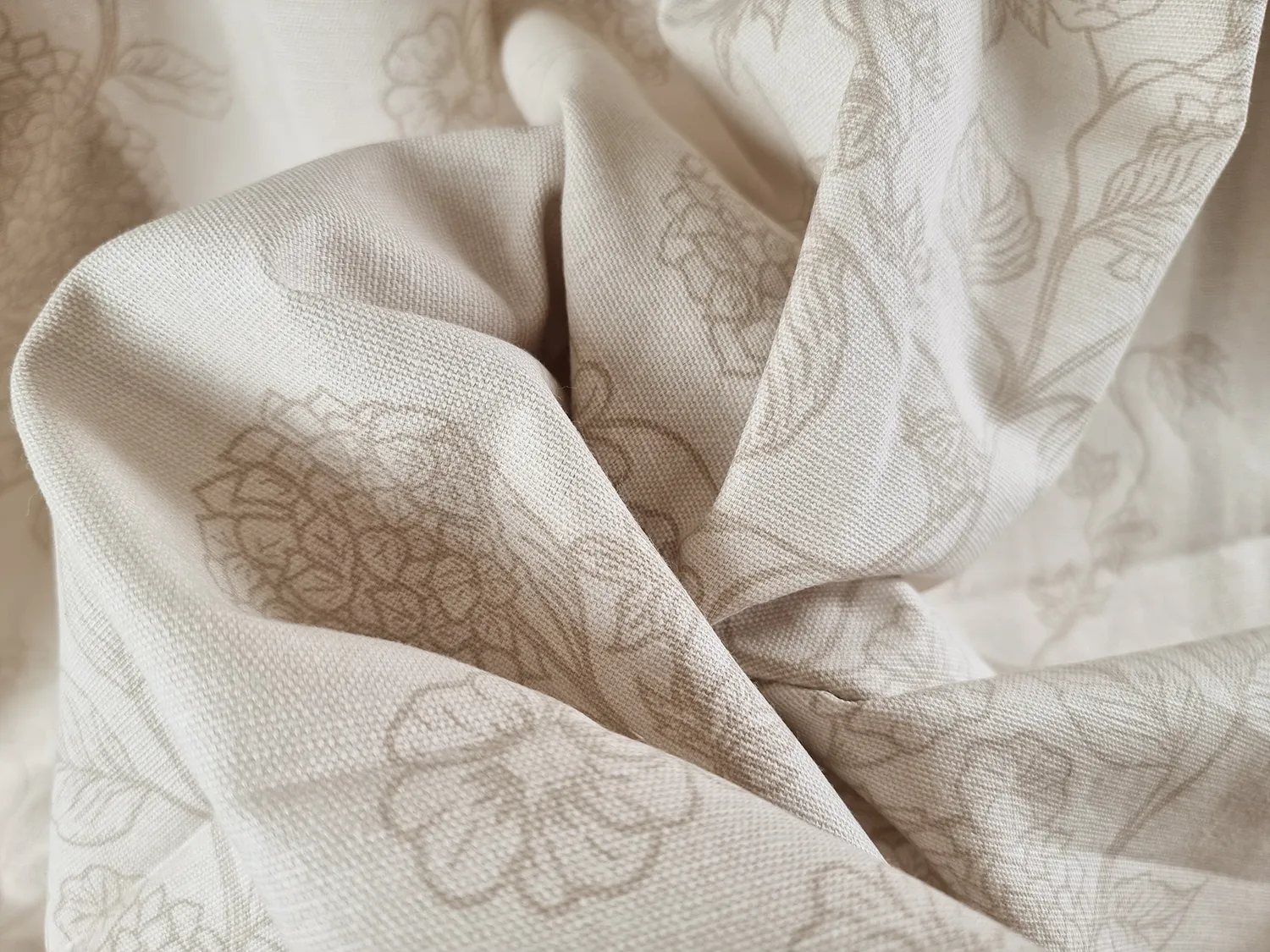 Vorhänge - Baumwollvorhang Minna (beige)