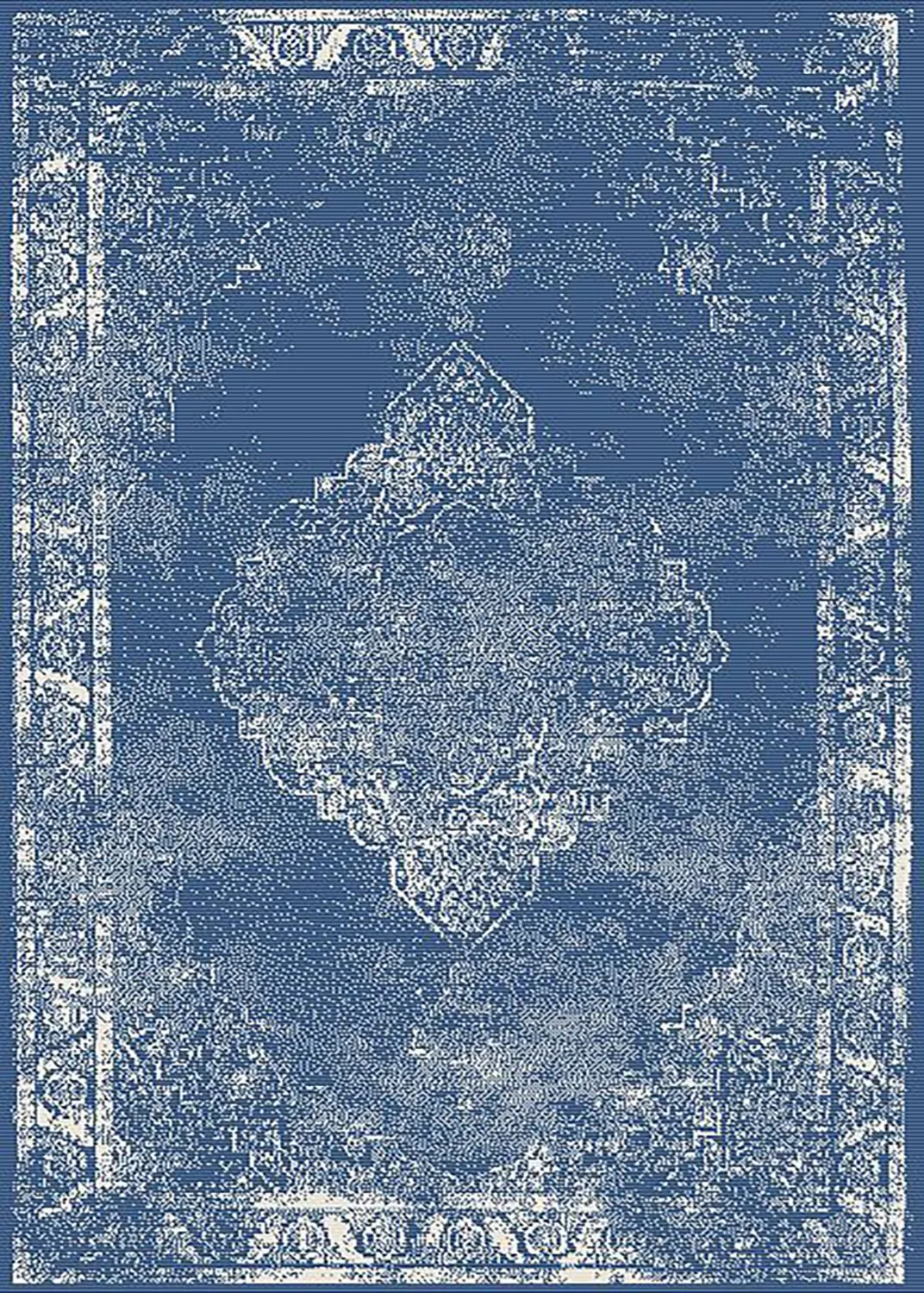 Teppich für innen und außen - Brussels Weave (blau)