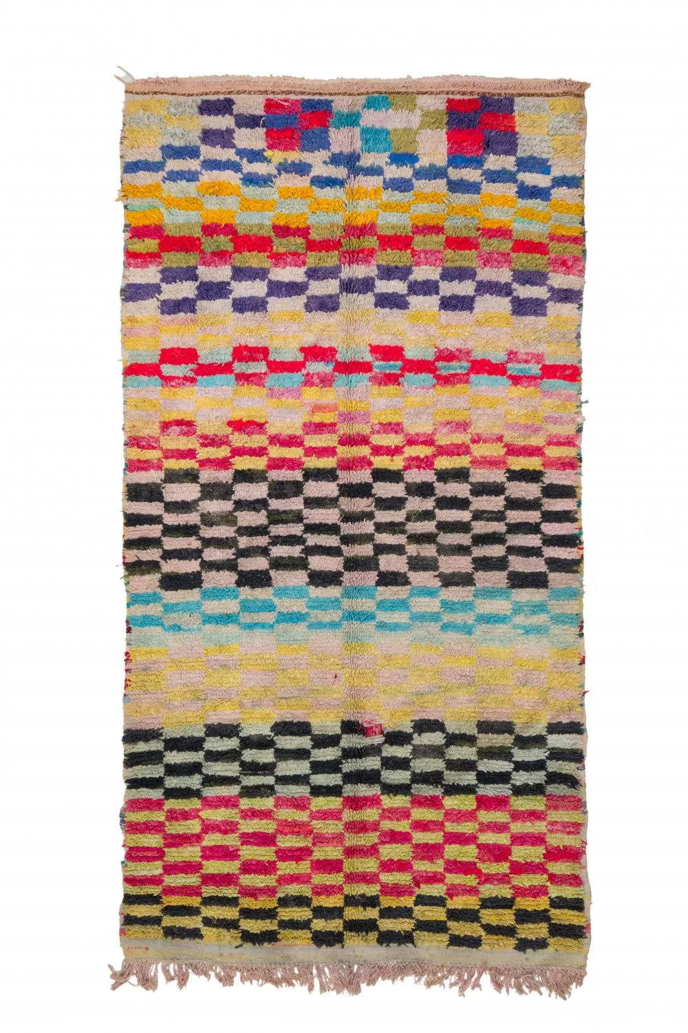 Marokkanischer Berber Teppich Boucherouite 320 x 160 cm