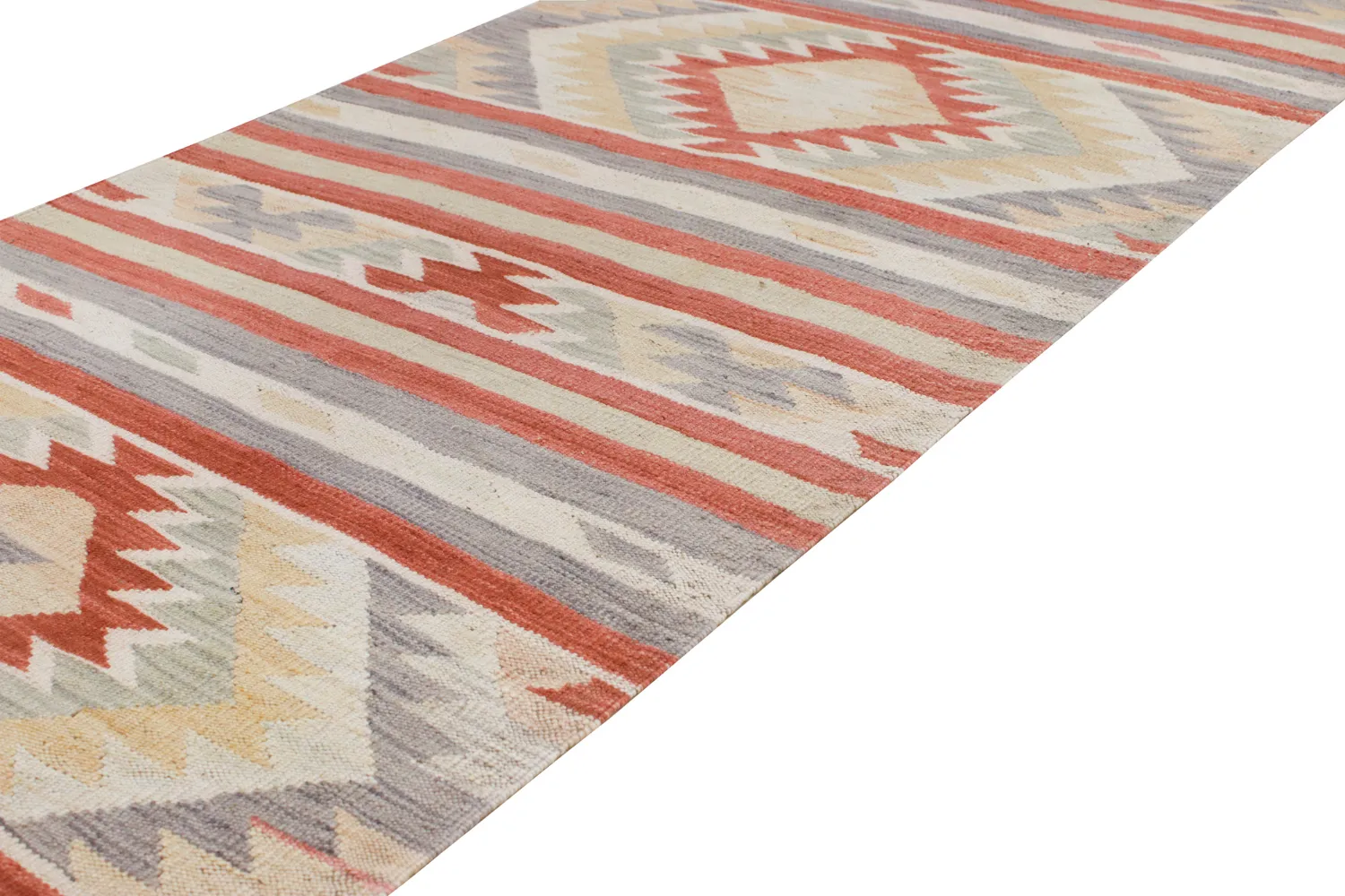Orientalischer Teppich - Hazara Kelim Hand Woven - 81 x 278 cm