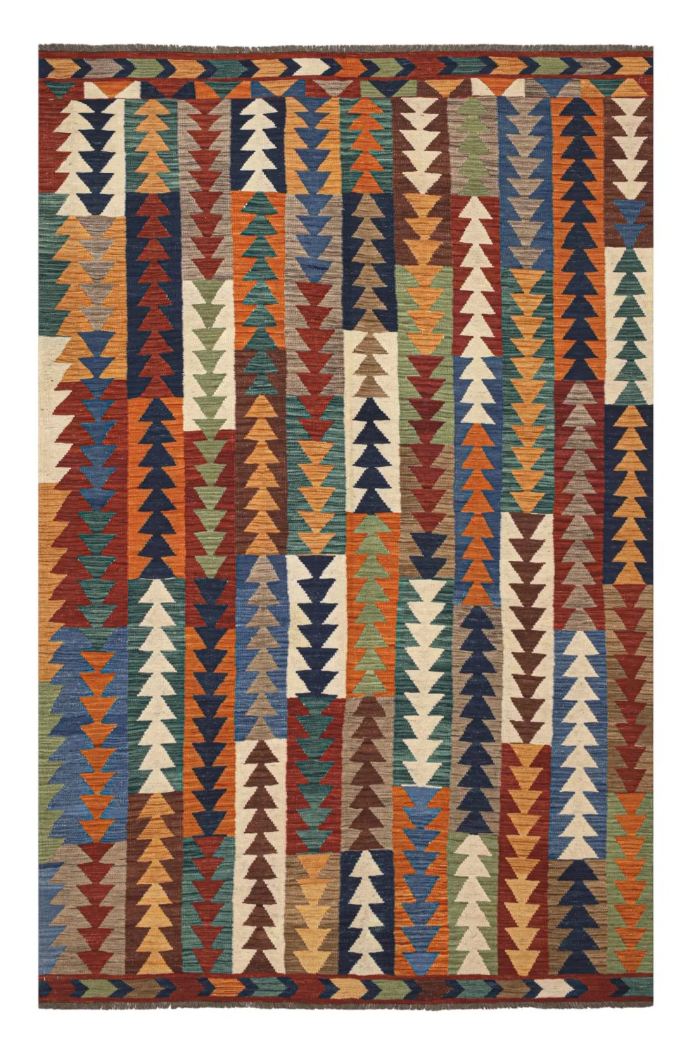 Orientalischer Teppich - Hazara Kelim Hand Woven - 194 x 299 cm