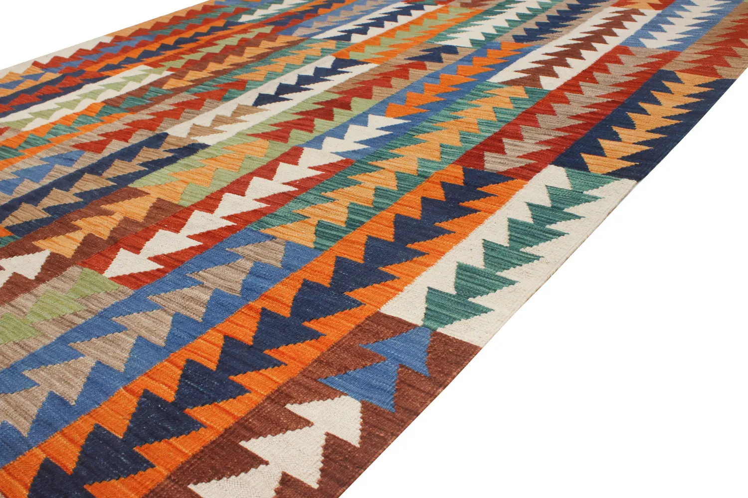 Orientalischer Teppich - Hazara Kelim Hand Woven - 194 x 299 cm