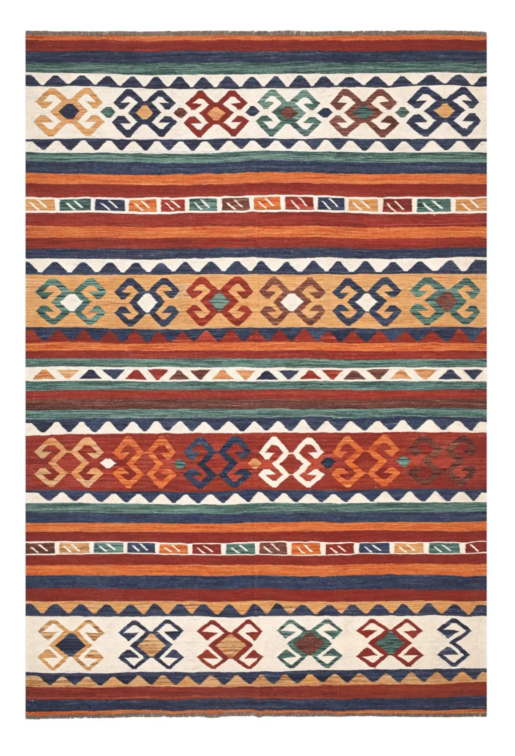 Orientalischer Teppich - Hazara Kelim Hand Woven - 205 x 287 cm