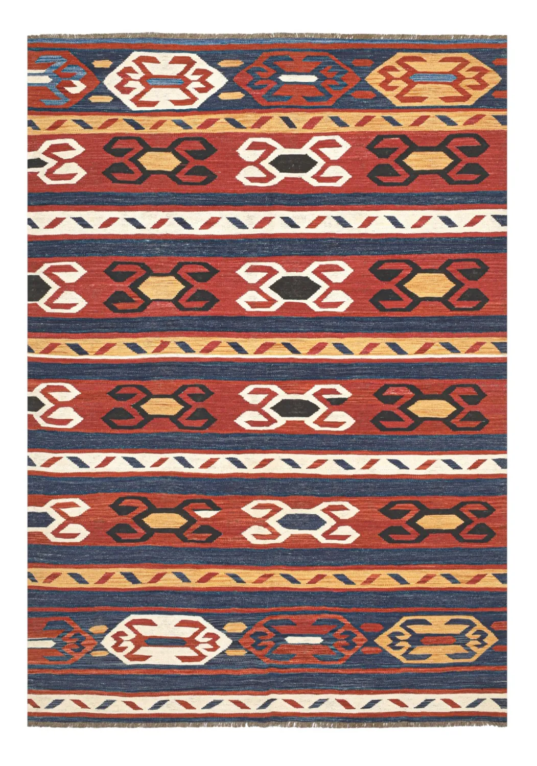 Orientalischer Teppich - Hazara Kelim Hand Woven - 198 x 289 cm