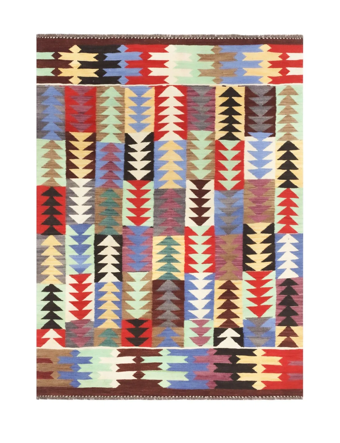 Orientalischer Teppich - Hazara Kelim Hand Woven - 154 x 201 cm