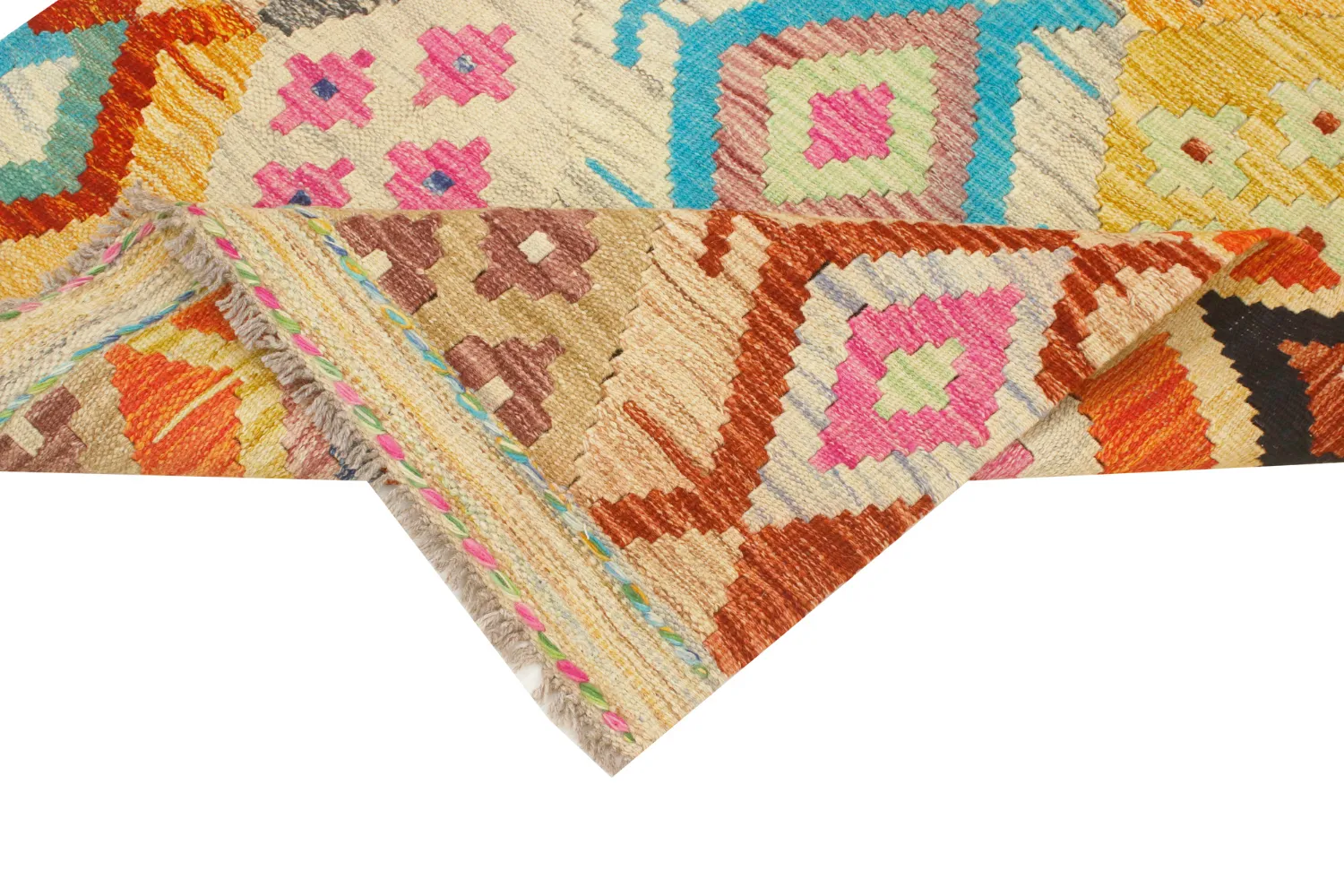Orientalischer Teppich - Vegi Kelim Hand Woven - 86 x 125 cm