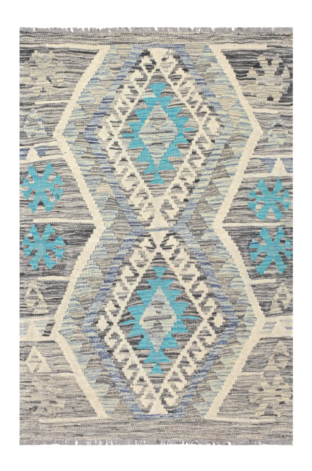 Orientalischer Teppich - Vegi Kelim Hand Woven - 86 x 123 cm