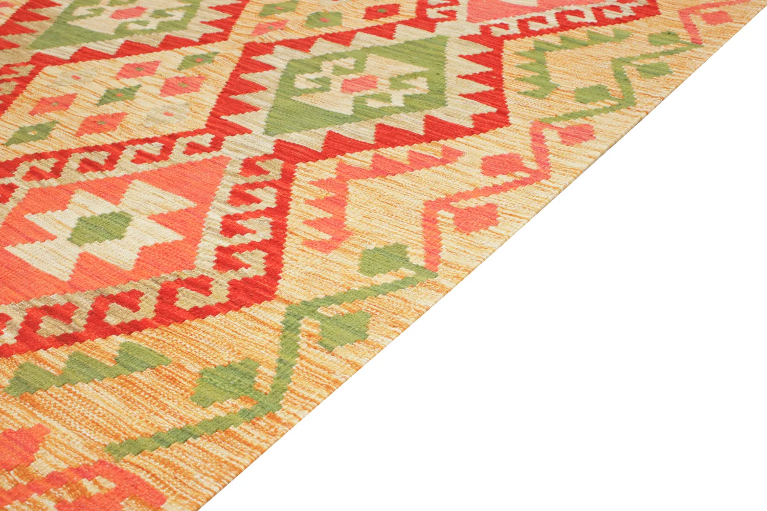 Orientalischer Teppich - Vegi Kelim Hand Woven - 129 x 177 cm