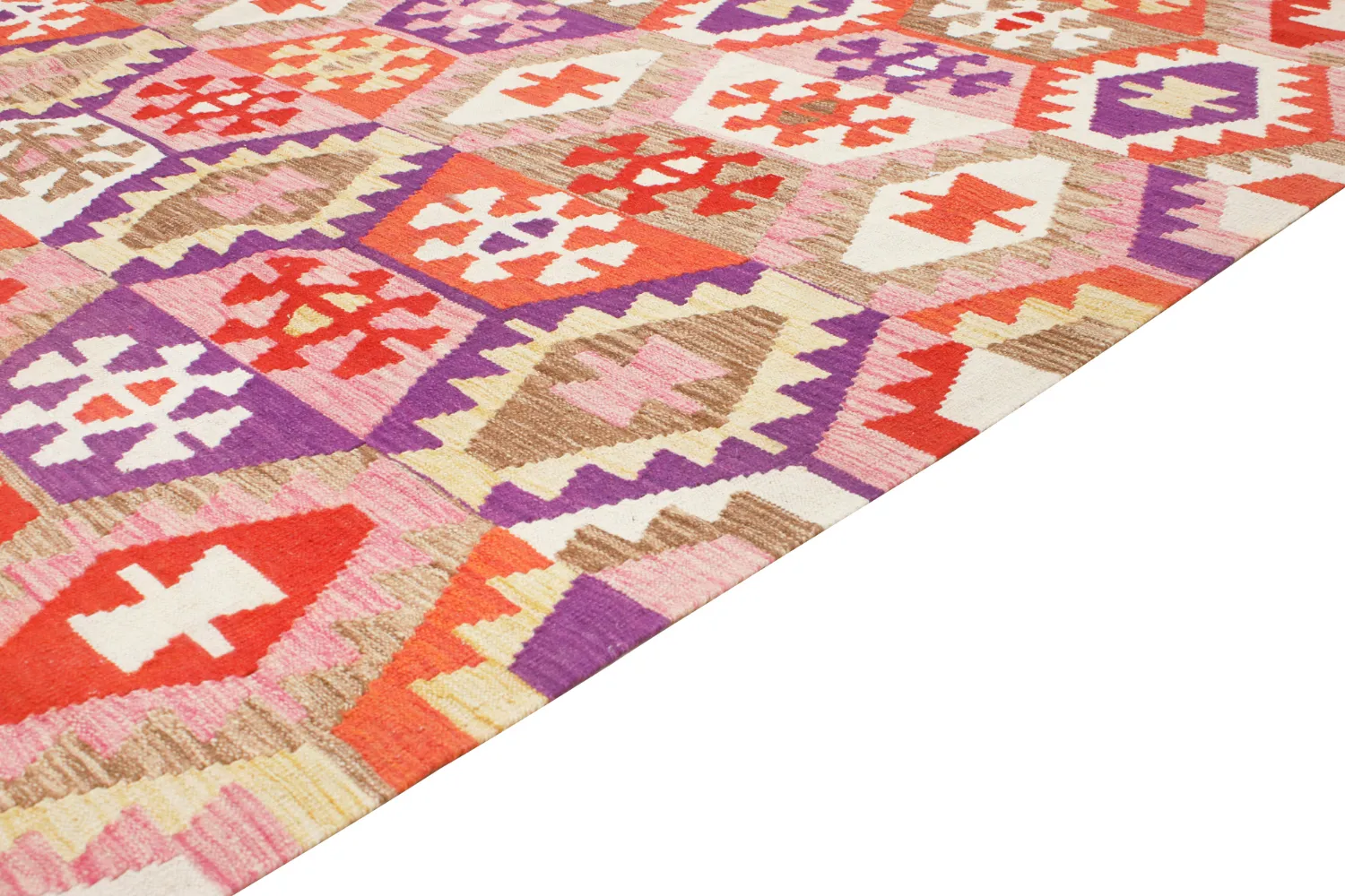 Orientalischer Teppich - Vegi Kelim Hand Woven - 251 x 300 cm