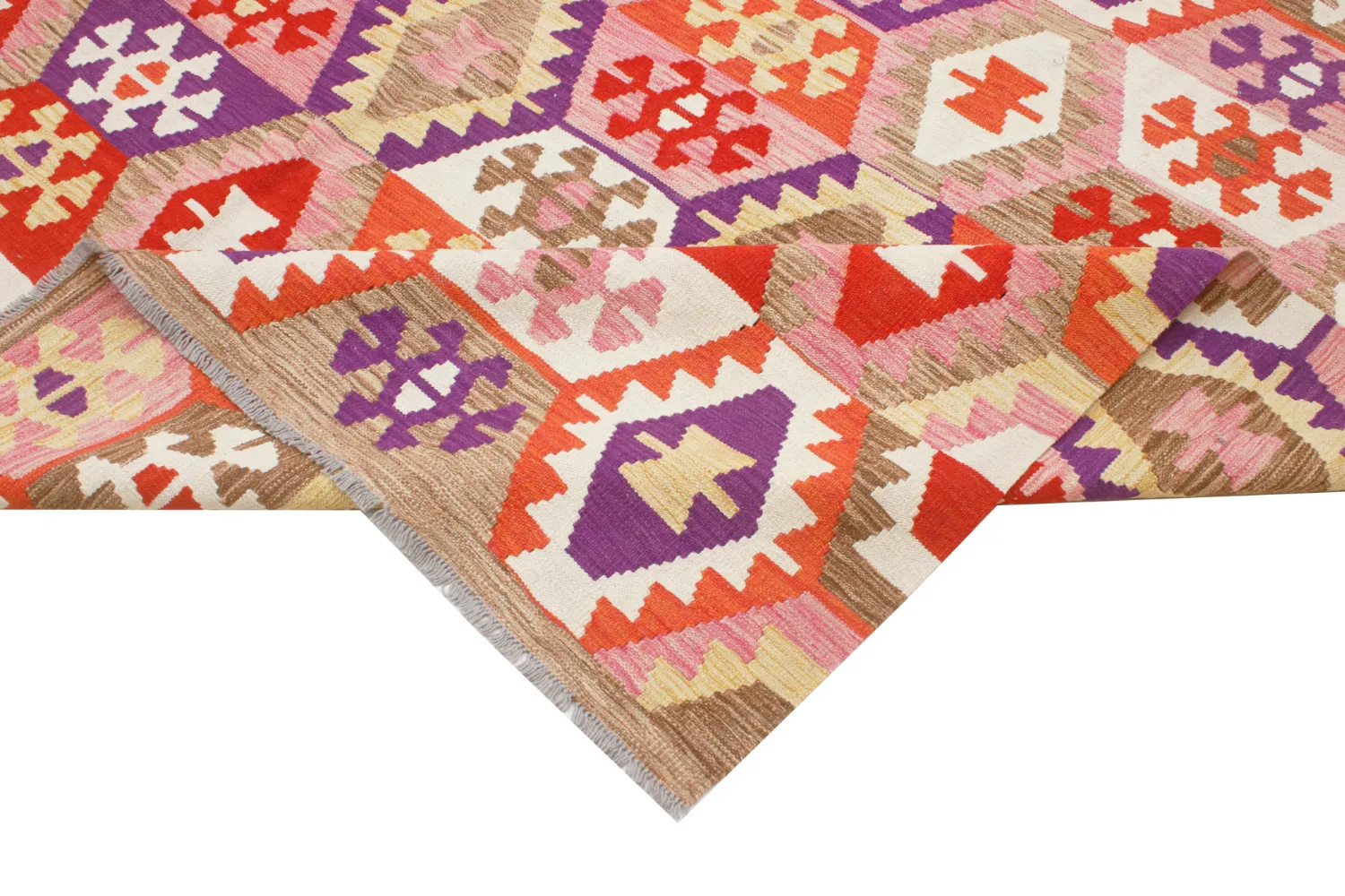 Orientalischer Teppich - Vegi Kelim Hand Woven - 251 x 300 cm