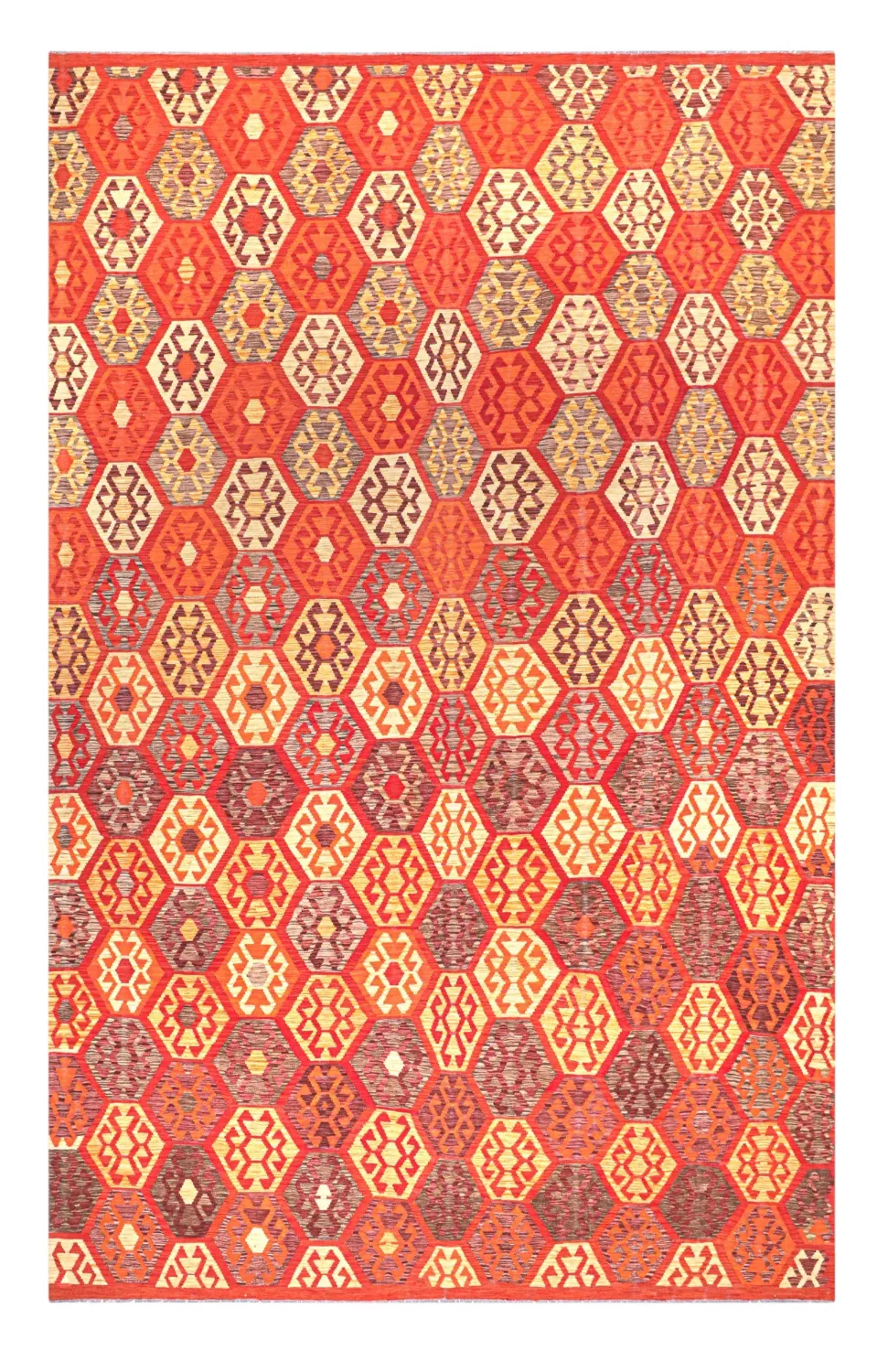 Orientalischer Teppich - Vegi Kelim Hand Woven - 301 x 487 cm