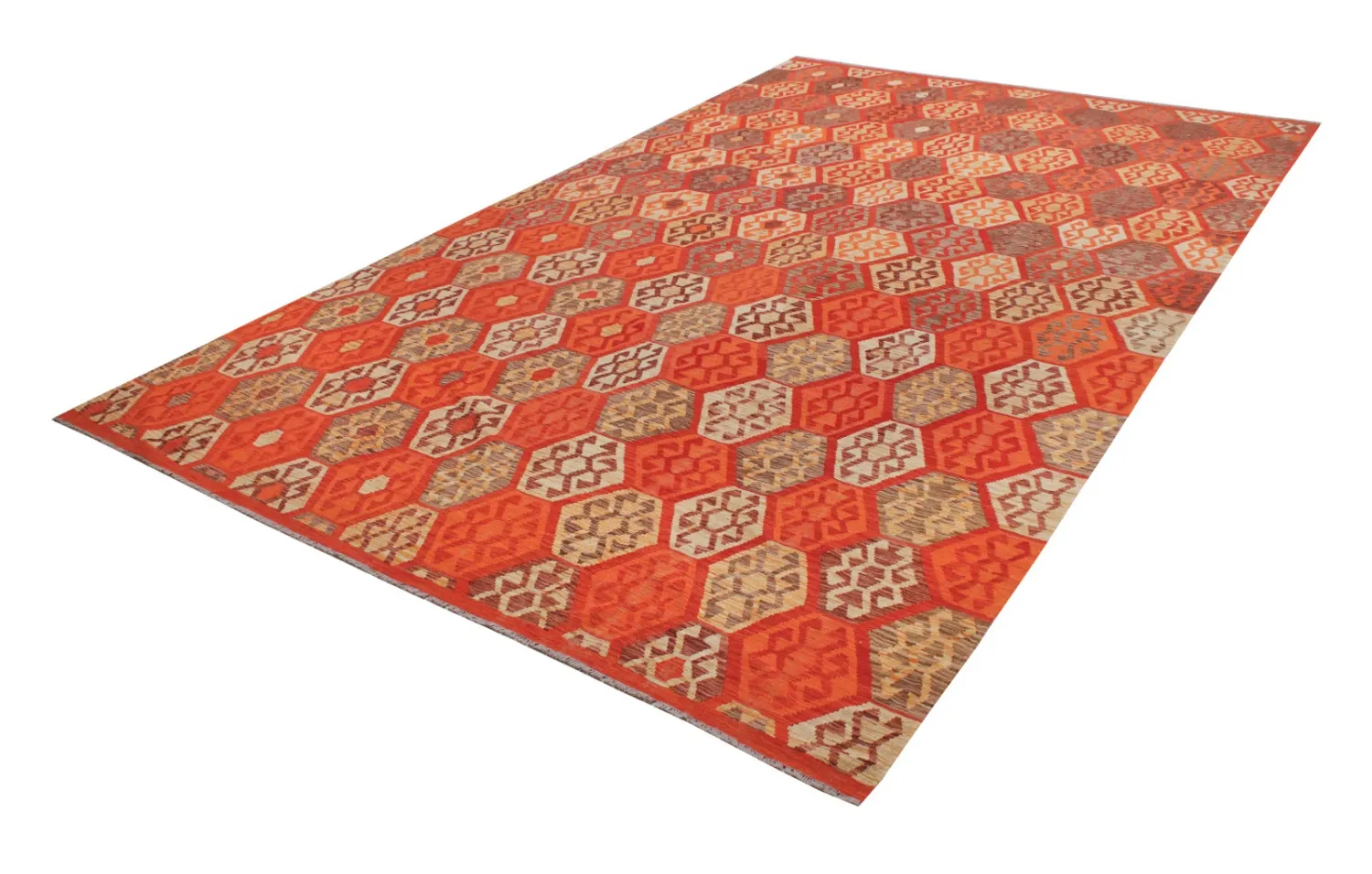 Orientalischer Teppich - Vegi Kelim Hand Woven - 301 x 487 cm