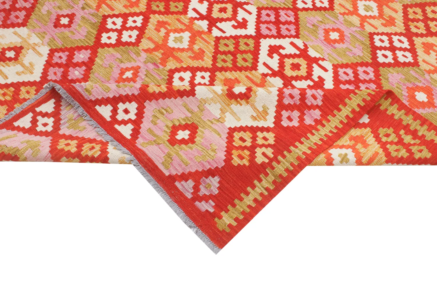 Orientalischer Teppich - Vegi Kelim Hand Woven - 207 x 294 cm