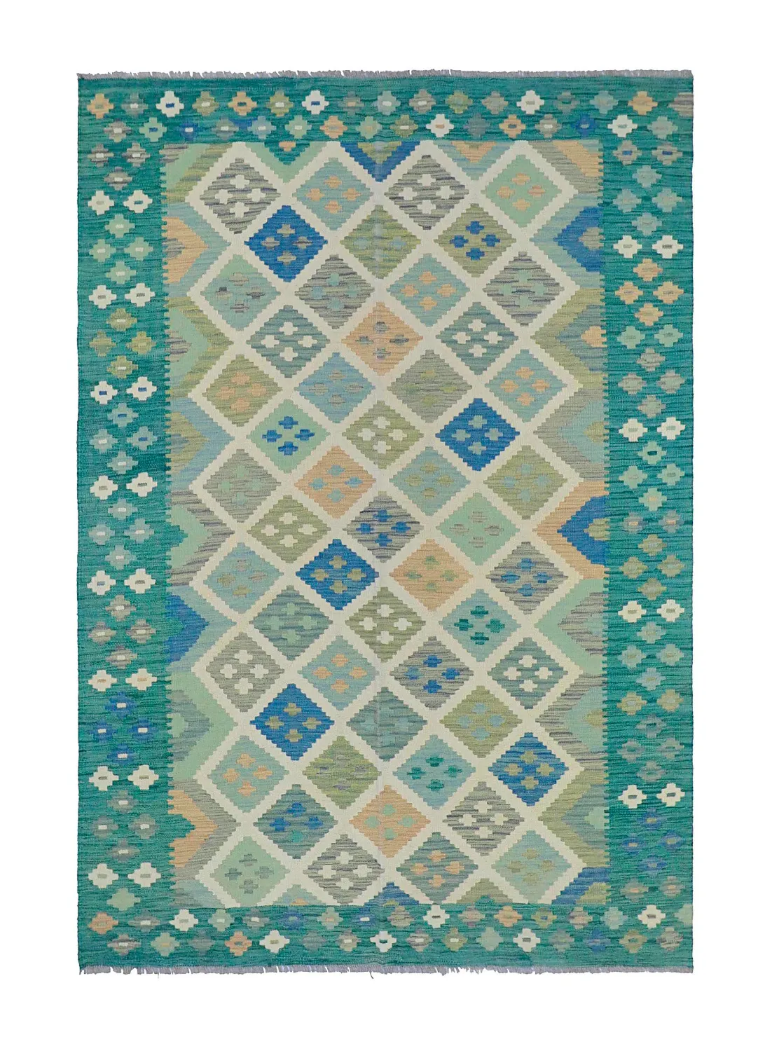 Orientalischer Teppich - Vegi Kelim Hand Woven - 169 x 248 cm