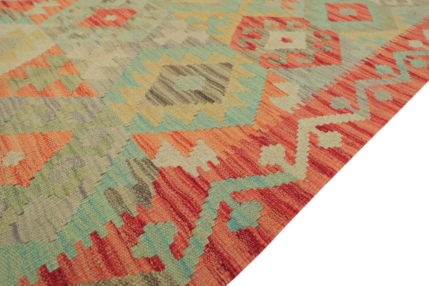 Orientalischer Teppich - Vegi Kelim Hand Woven - 88 x 199 cm