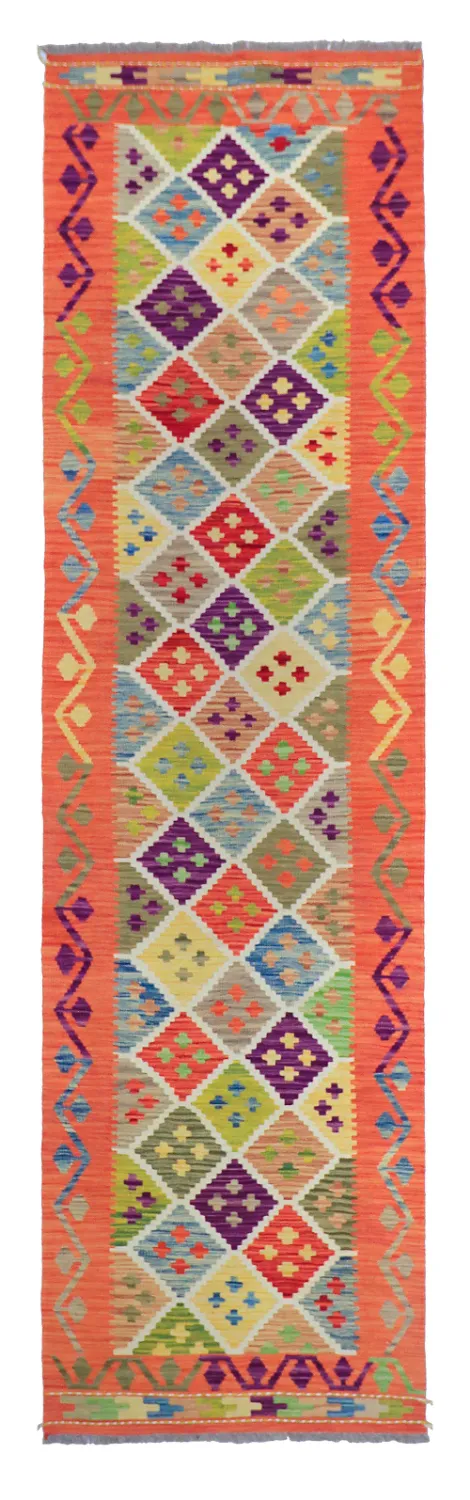 Orientalischer Teppich - Vegi Kelim Hand Woven - 79 x 298 cm