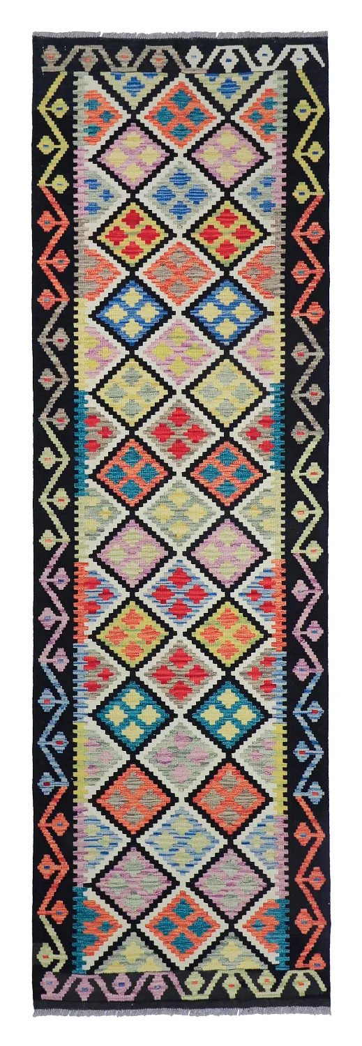 Orientalischer Teppich - Vegi Kelim Hand Woven - 80 x 268 cm