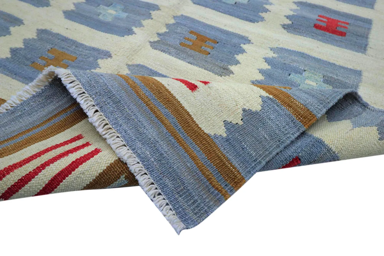 Orientalischer Teppich - Vegi Kelim Hand Woven - 100 x 148 cm