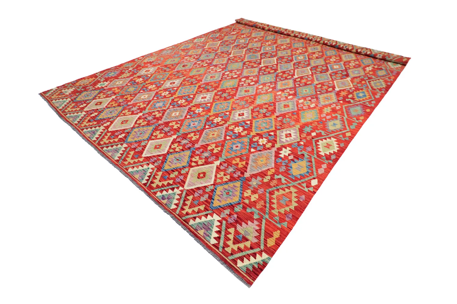 Orientalischer Teppich - Vegi Kelim Hand Woven - 303 x 491 cm