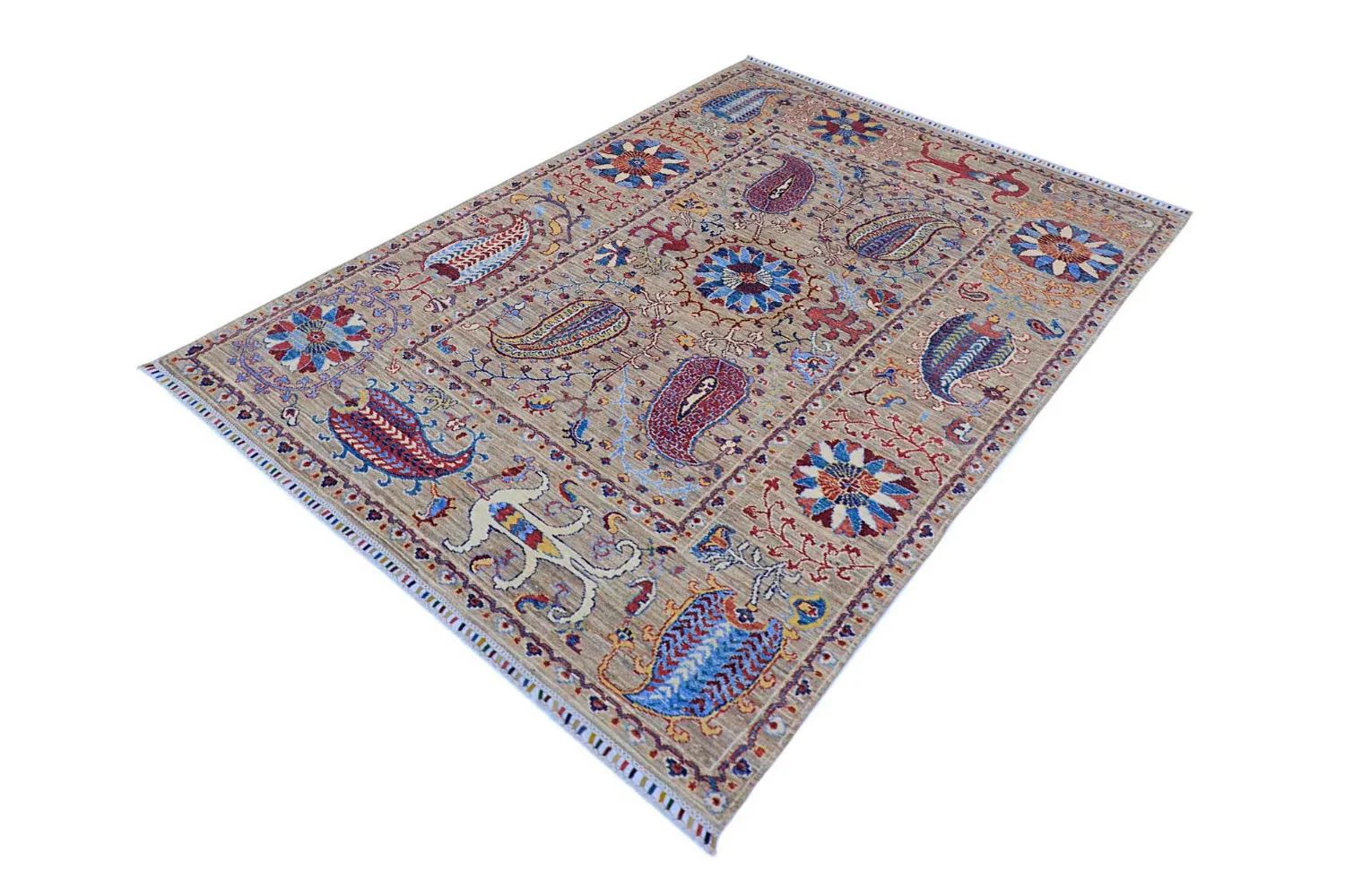 Orientalischer Teppich - Chaman Rug Hand Knotted - 163 x 236 cm
