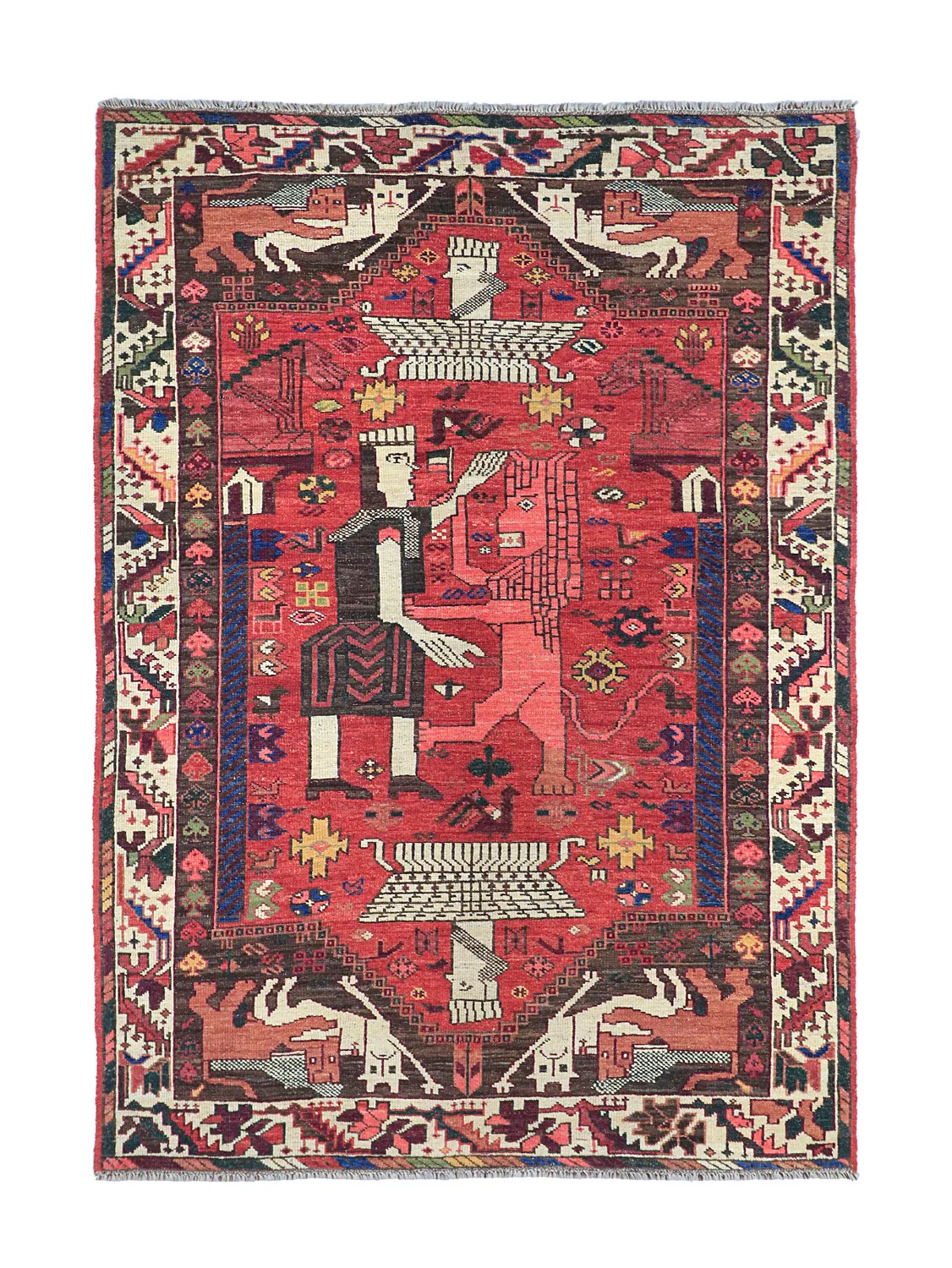 Orientalischer Teppich - Tribal Hand Knotted - 154 x 221 cm