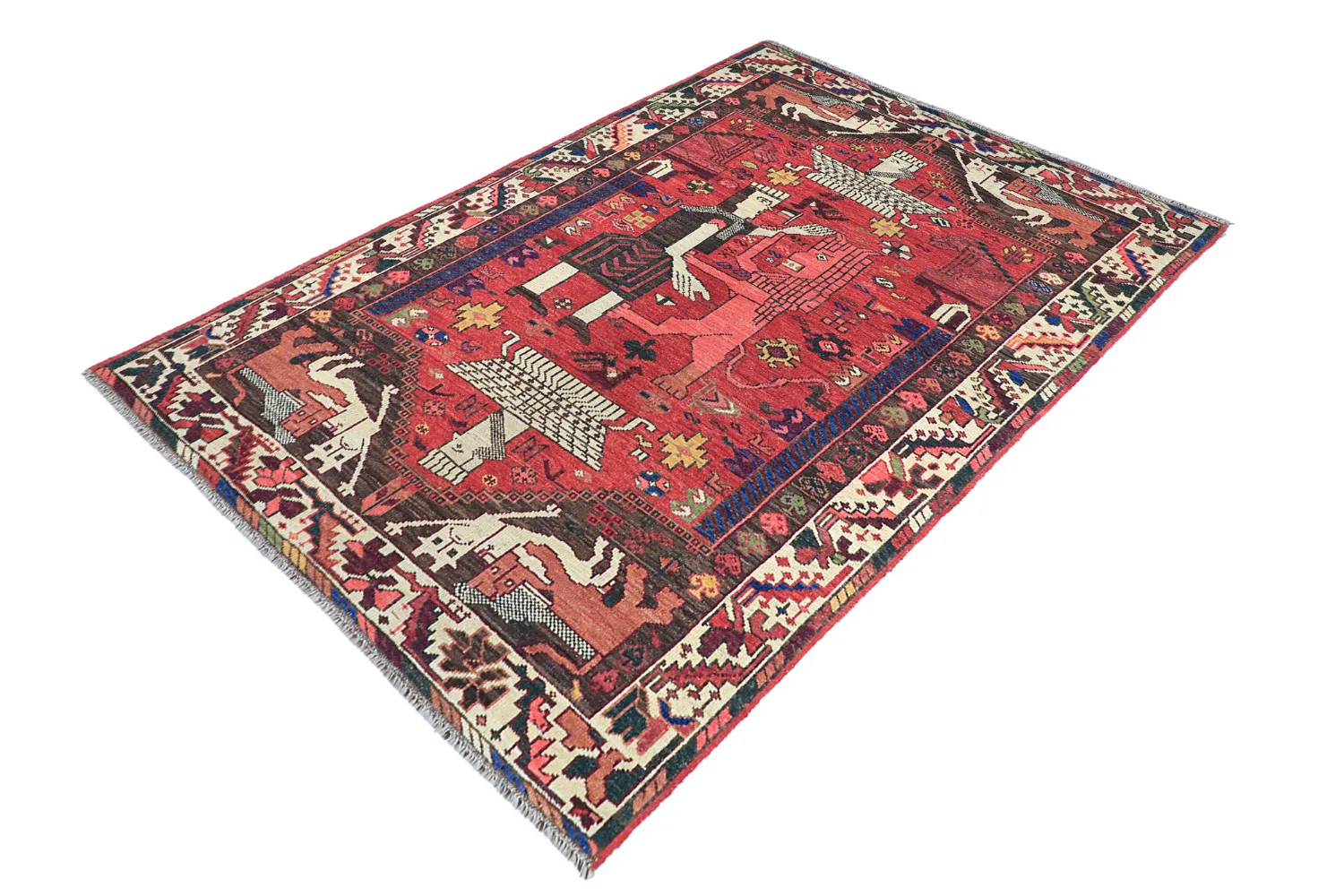 Orientalischer Teppich - Tribal Hand Knotted - 154 x 221 cm