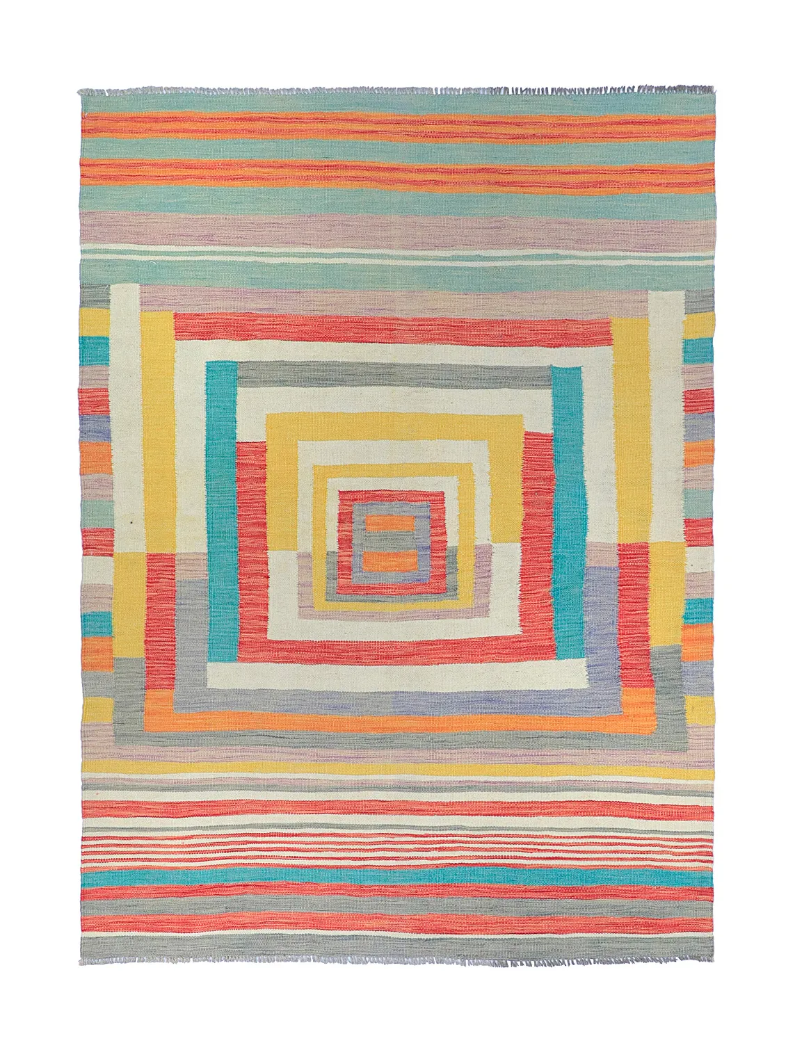 Orientalischer Teppich - Kelim Hand Woven - 151 x 202 cm
