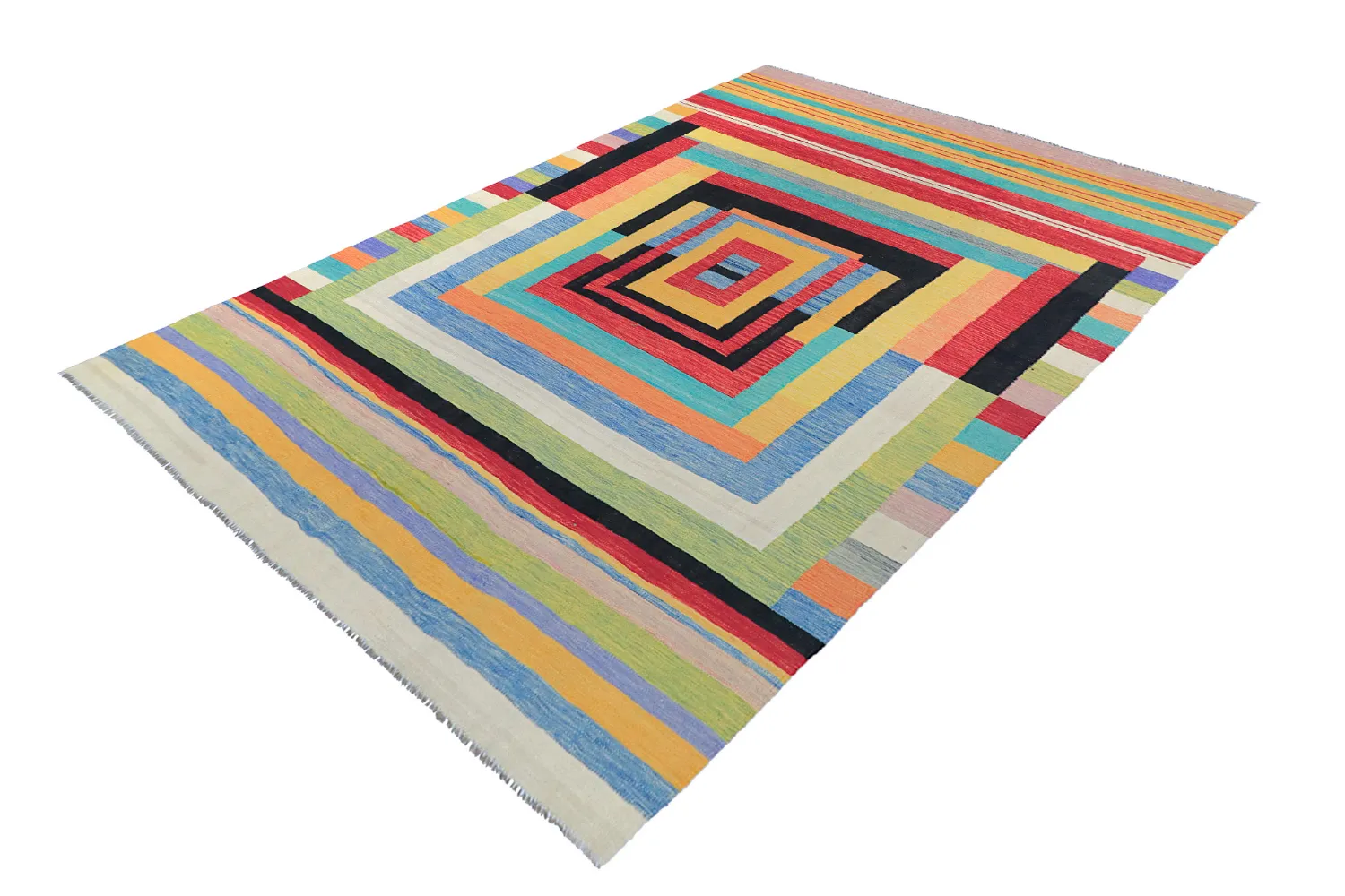Orientalischer Teppich - Kelim Hand Woven - 201 x 299 cm