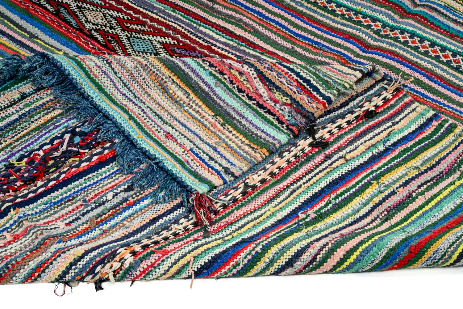 Marockansk Boucherouite-matta 150 x 340 cm