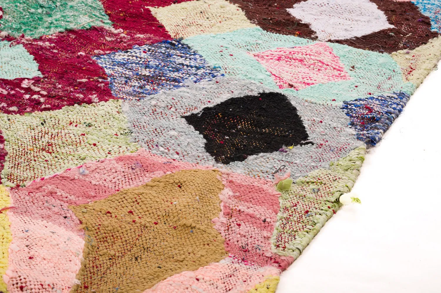 Marokkanischer Berber Teppich Boucherouite 150 x 255 cm