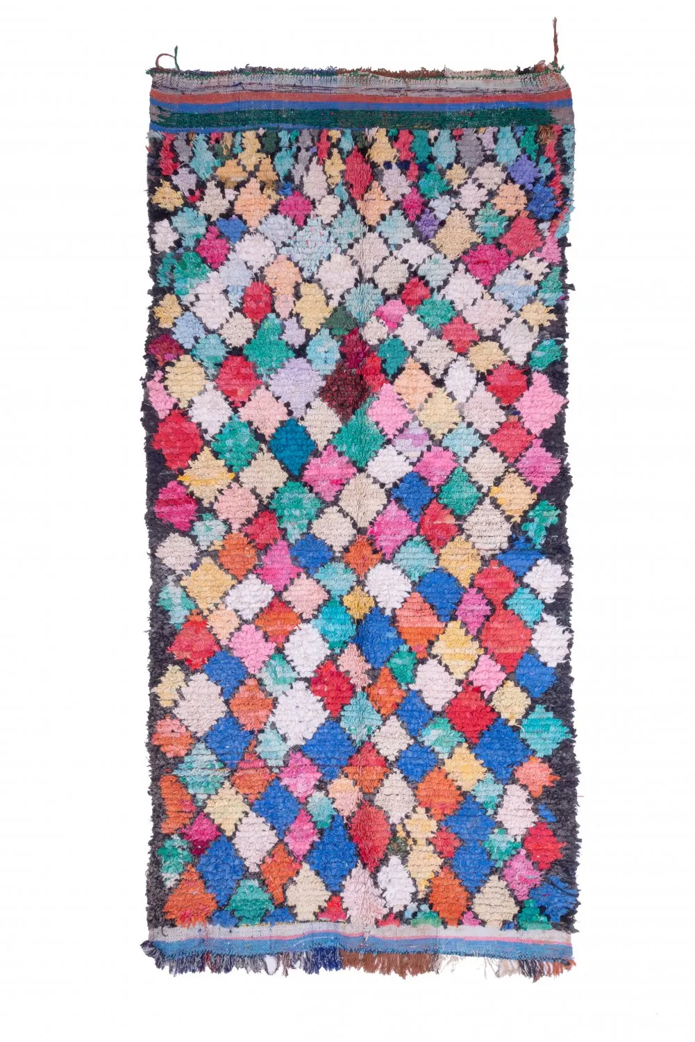 Marokkanischer Berber Teppich Boucherouite 325 x 160 cm