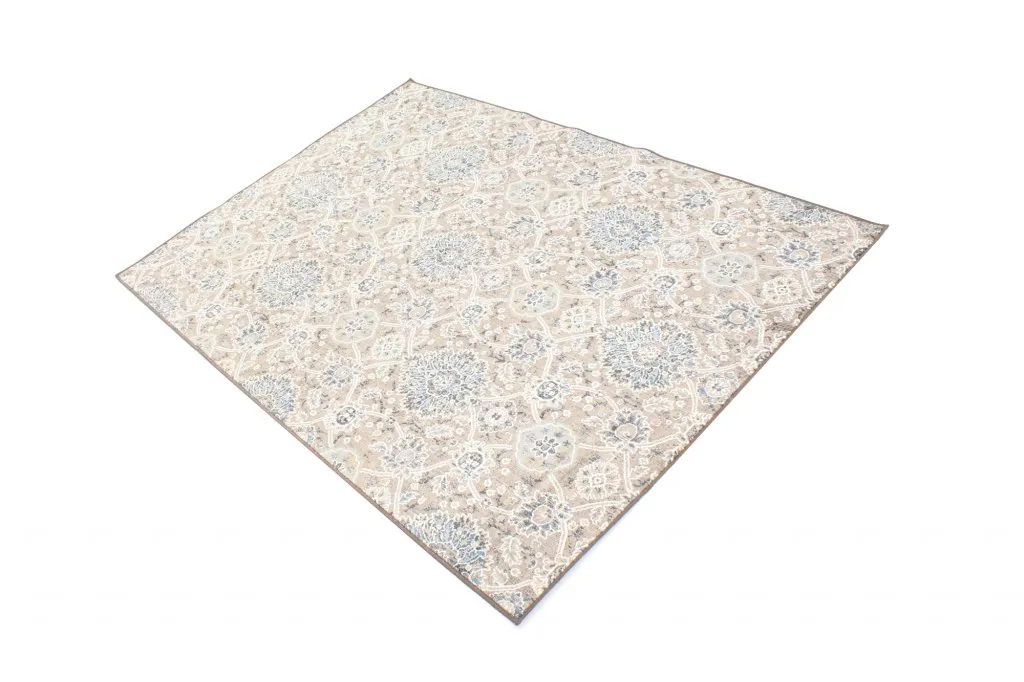 Wilton-Teppich - Sanandaj (blau-beige)