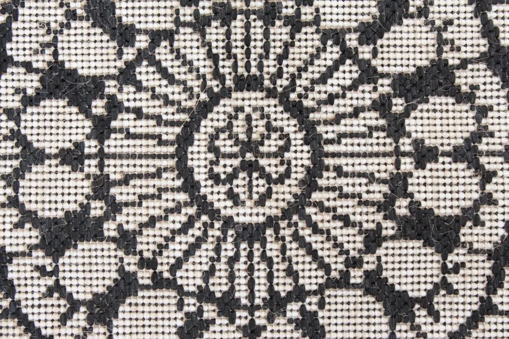 Wilton-Teppich - Charleston (schwarz/sand)
