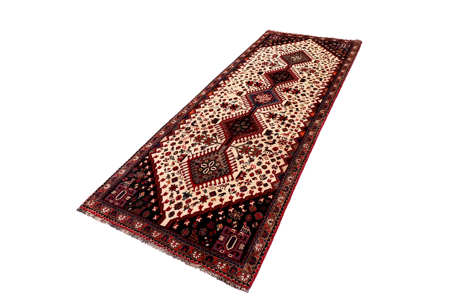 Orientalischer Teppich Hamedan 279 x 108 cm