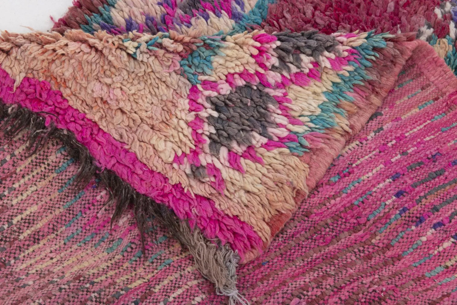 Kelim Marokkanische Berber Teppich Azilal 400 x 110 cm
