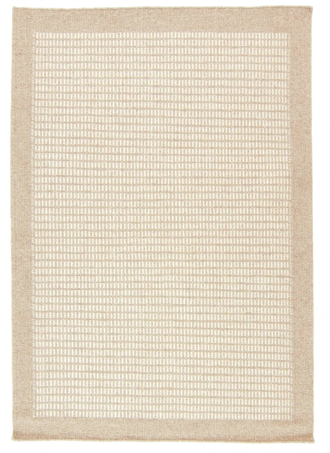 Wollteppich - Luxor (beige/weiß)