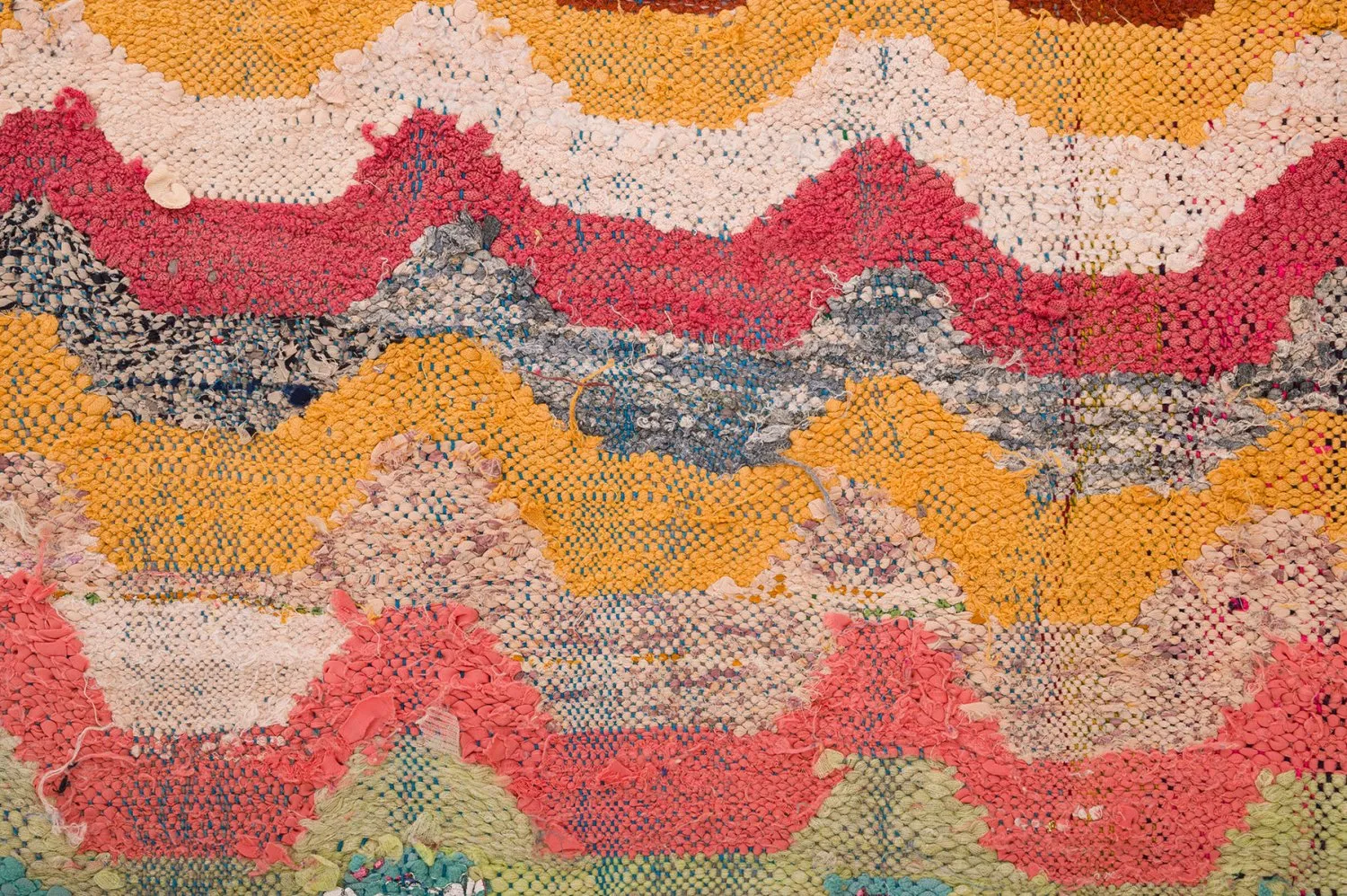 Marokkanischer Berber Teppich Boucherouite 165 x 335 cm
